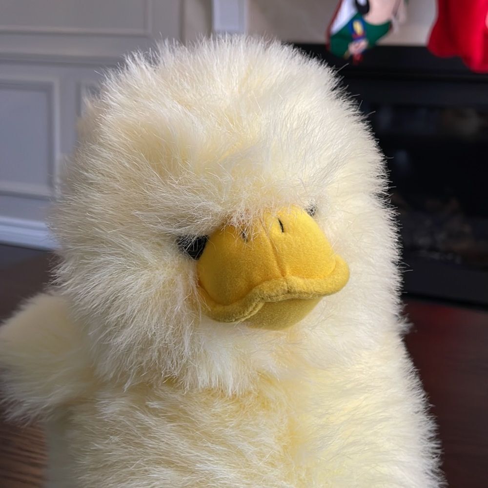 Large Fluffy Yellow Chick 11” long 13” tall Baby Chicken Excellent Used Conditi… - Picture 7 of 7